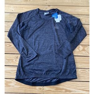NWT Dasawamedh Women’s Grey Long Sleeve Athletic Top Size Medium